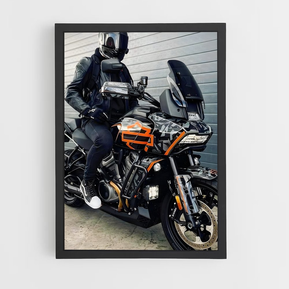 Poster Pan America splendide – affiche Harley-Davidson (vue 2)